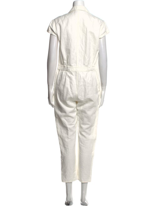 Apiece Apart Linen V-Neck Jumpsuit
