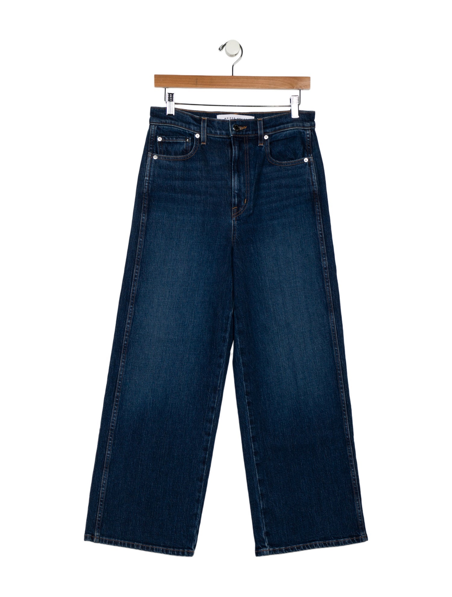 Apiece Apart High-Rise Wide Leg Jeans