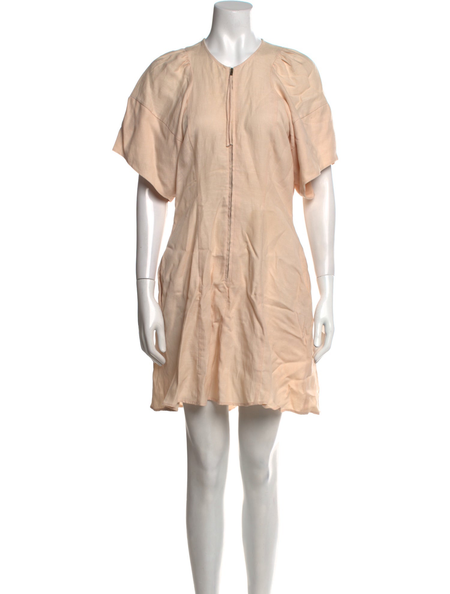 Apiece Apart Crew Neck Mini Dress