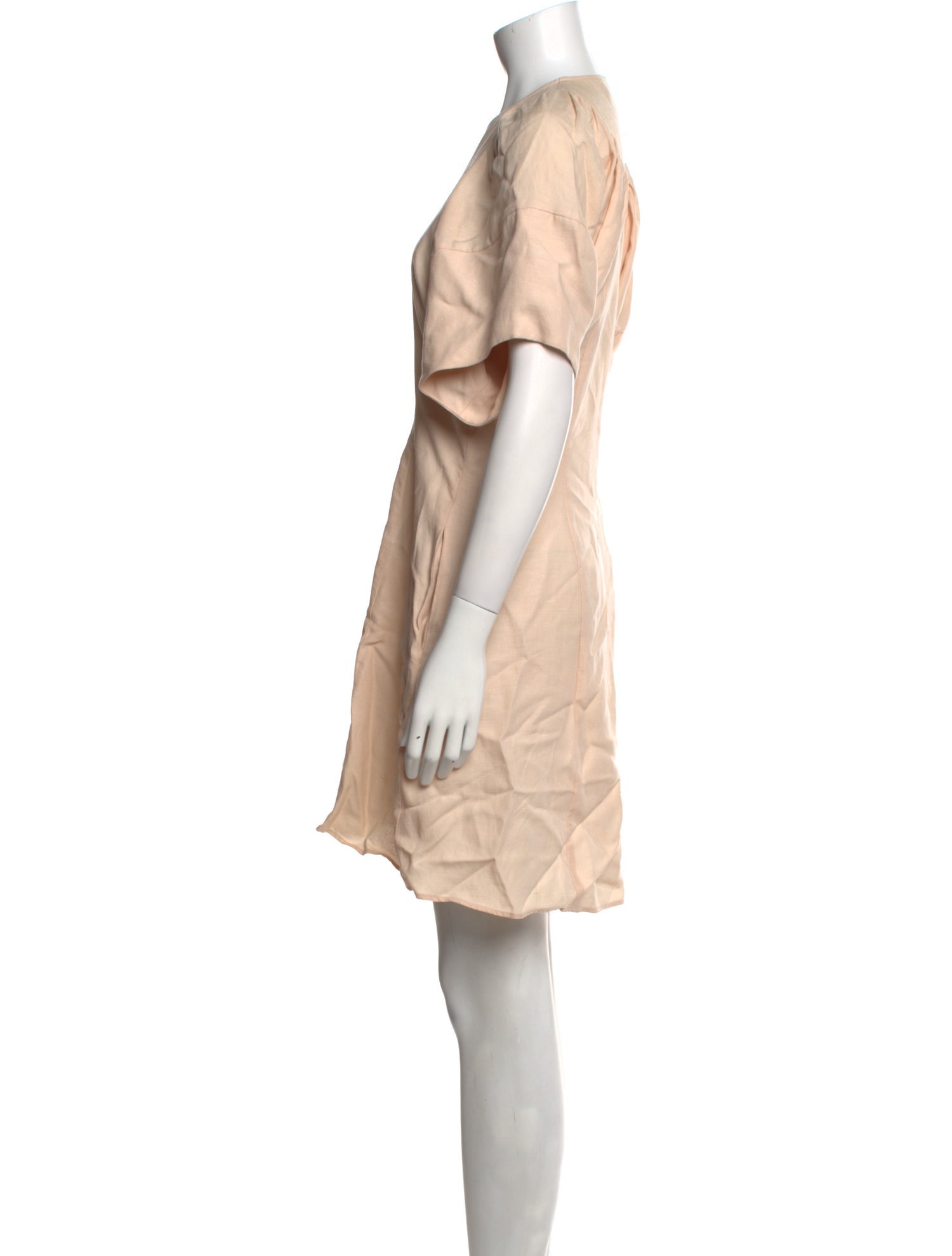 Apiece Apart Crew Neck Mini Dress