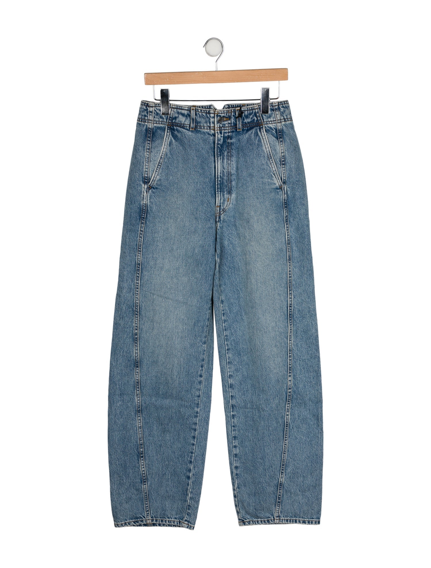 Apiece Apart High-Rise Wide Leg Jeans