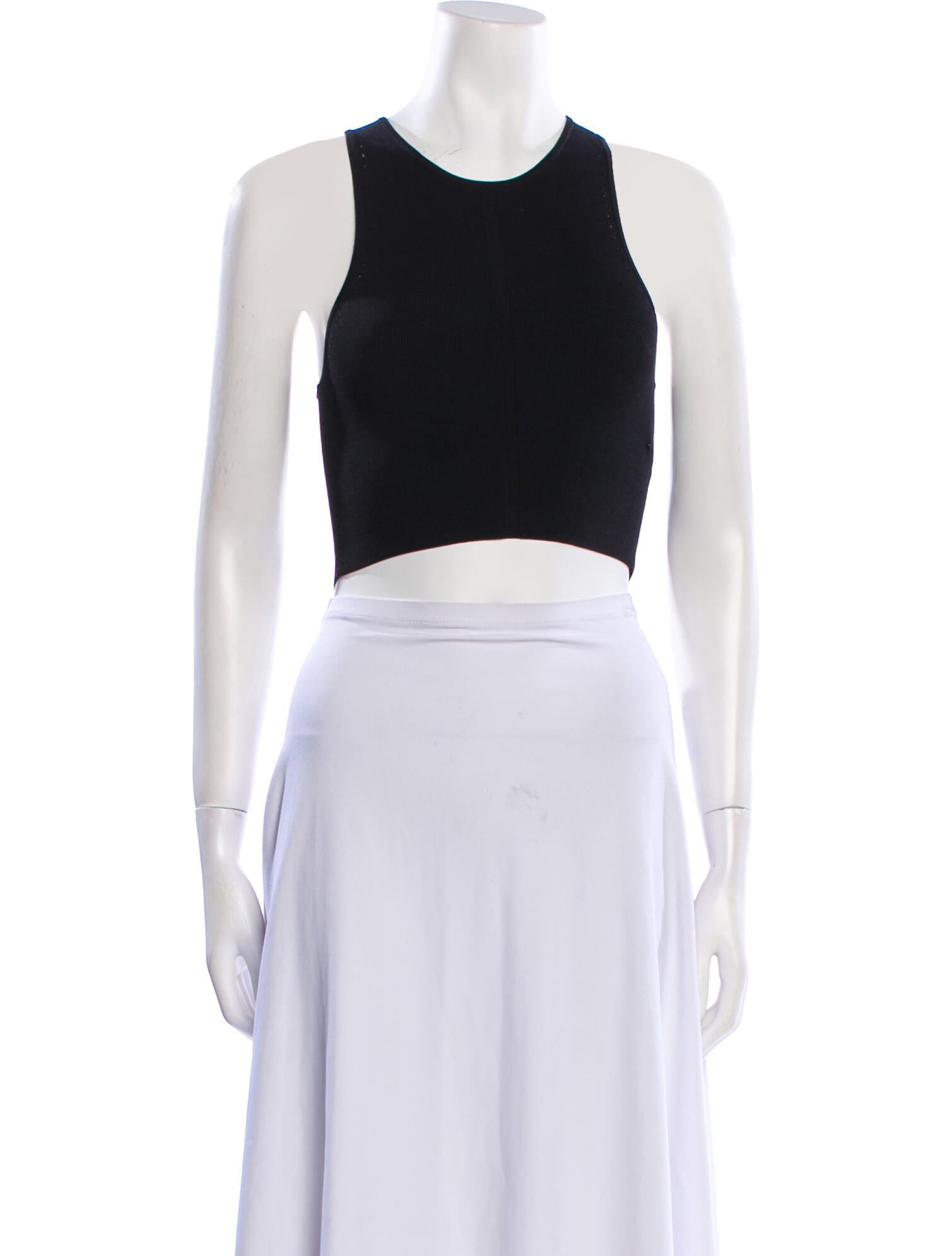 Apiece Apart Scoop Neck Sleeveless Crop Top
