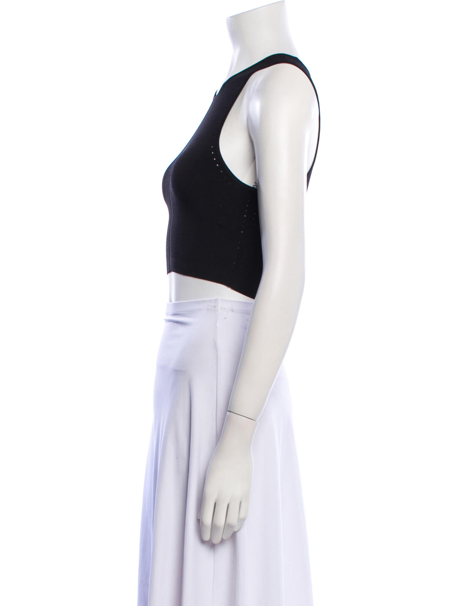 Apiece Apart Scoop Neck Sleeveless Crop Top
