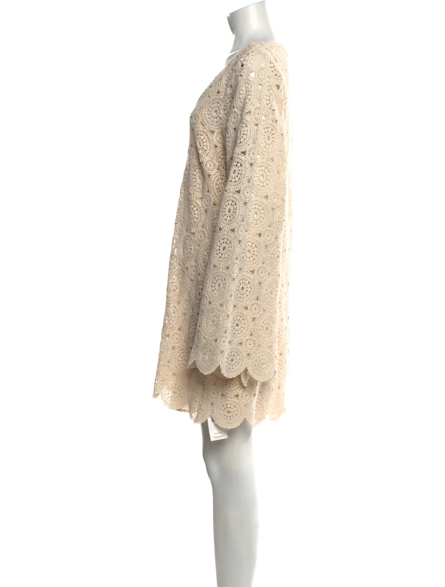 Apiece Apart Lace Pattern Mini Dress