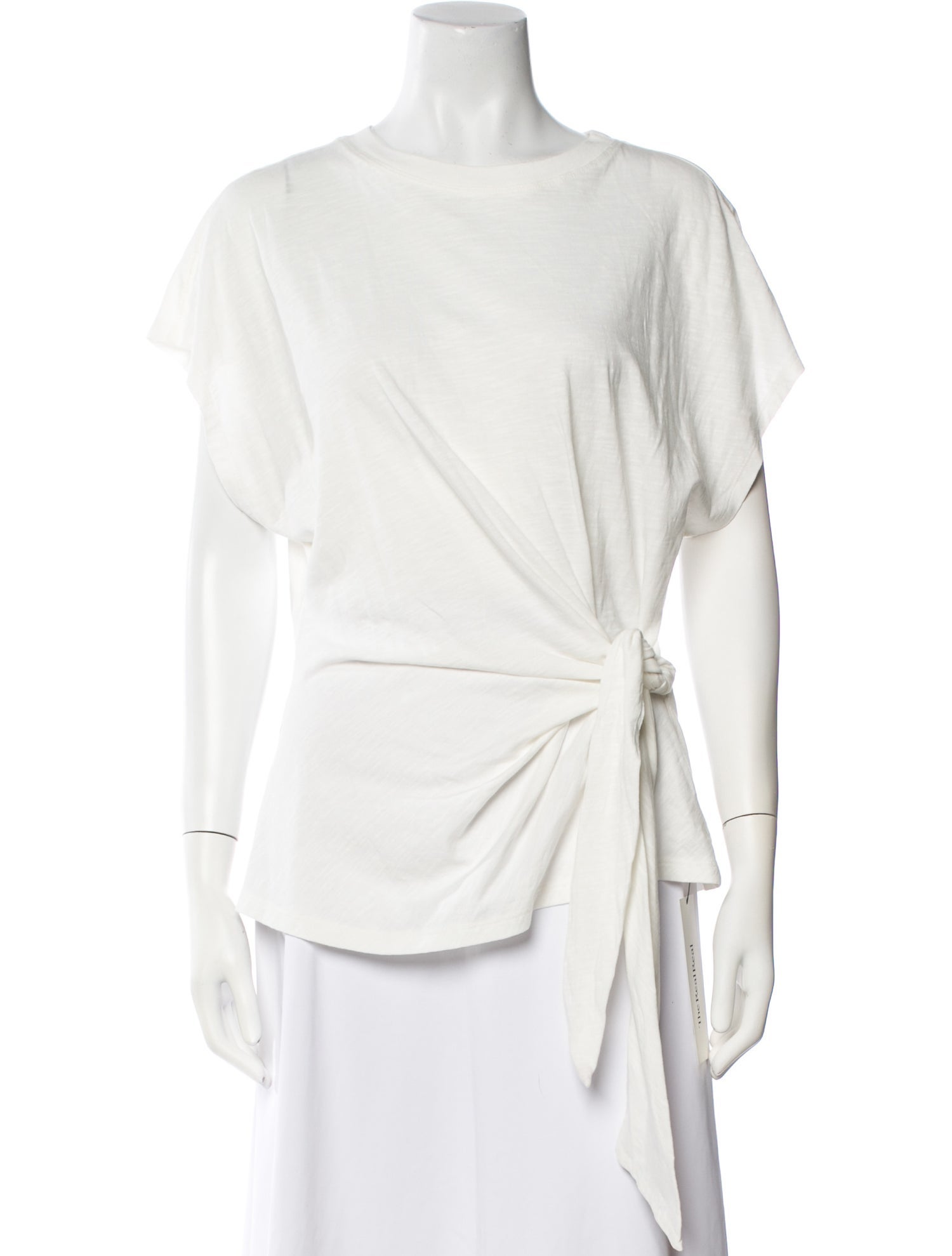 Apiece Apart Bateau Neckline Short Sleeve T-Shirt