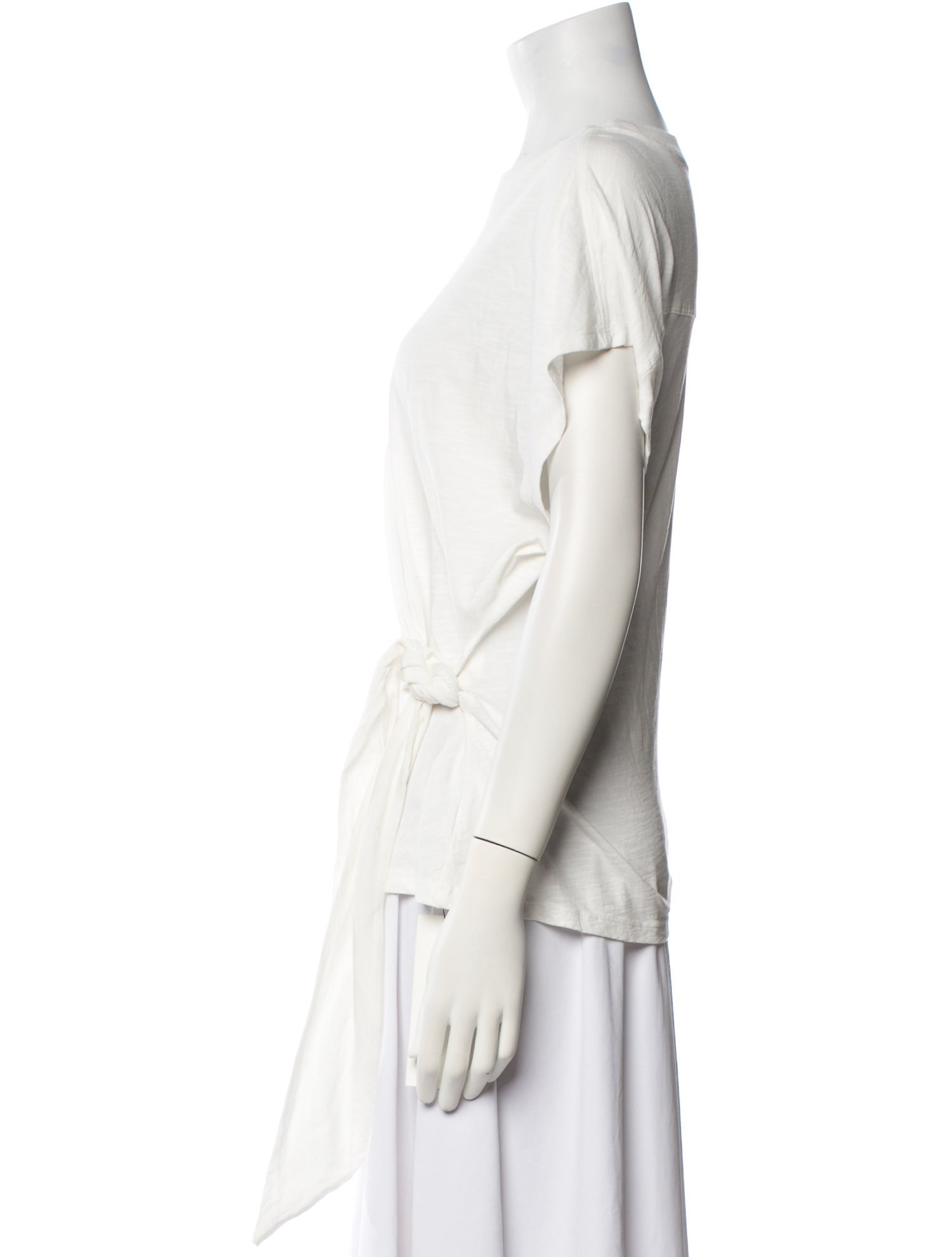 Apiece Apart Bateau Neckline Short Sleeve T-Shirt