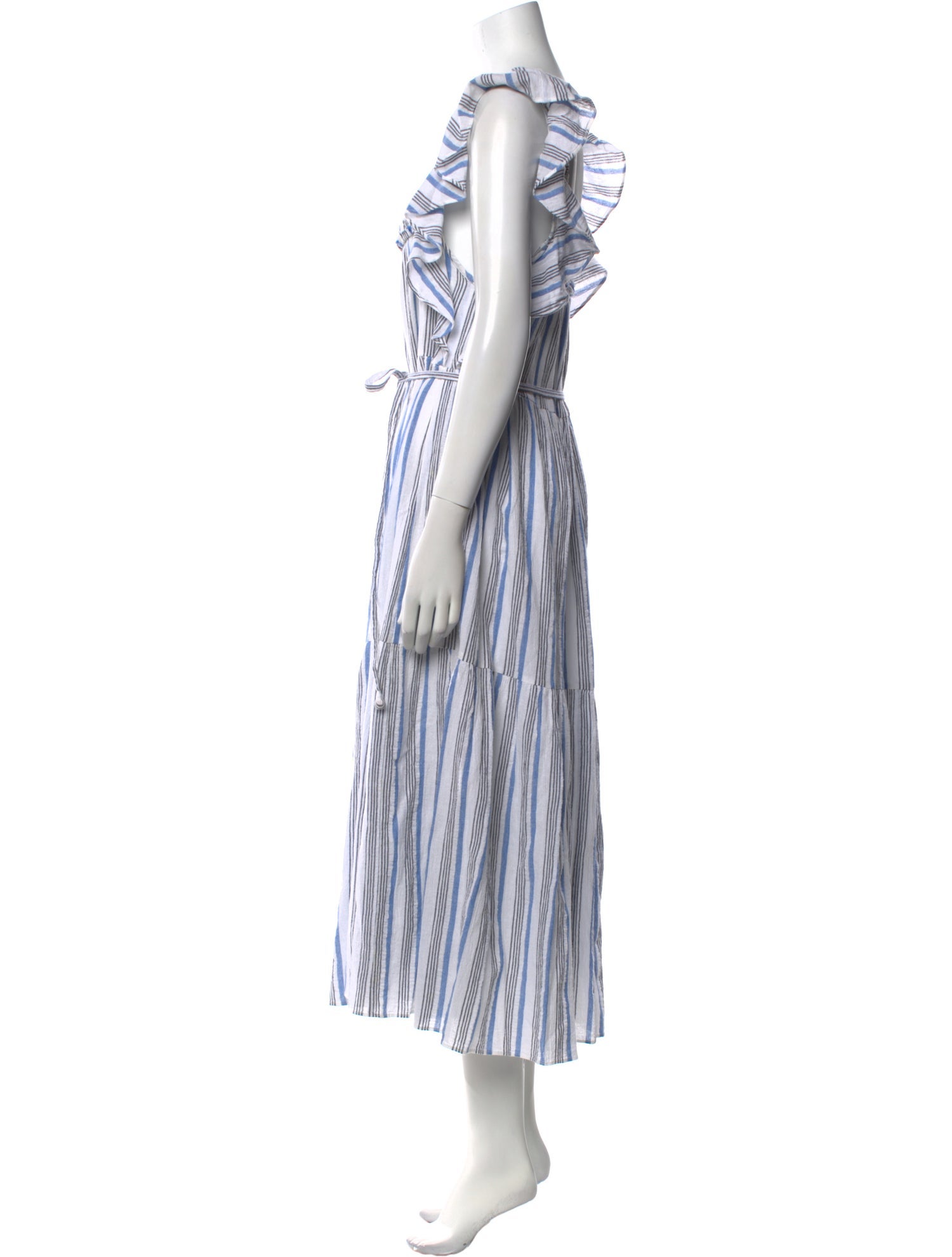 Apiece Apart Striped Long Dress