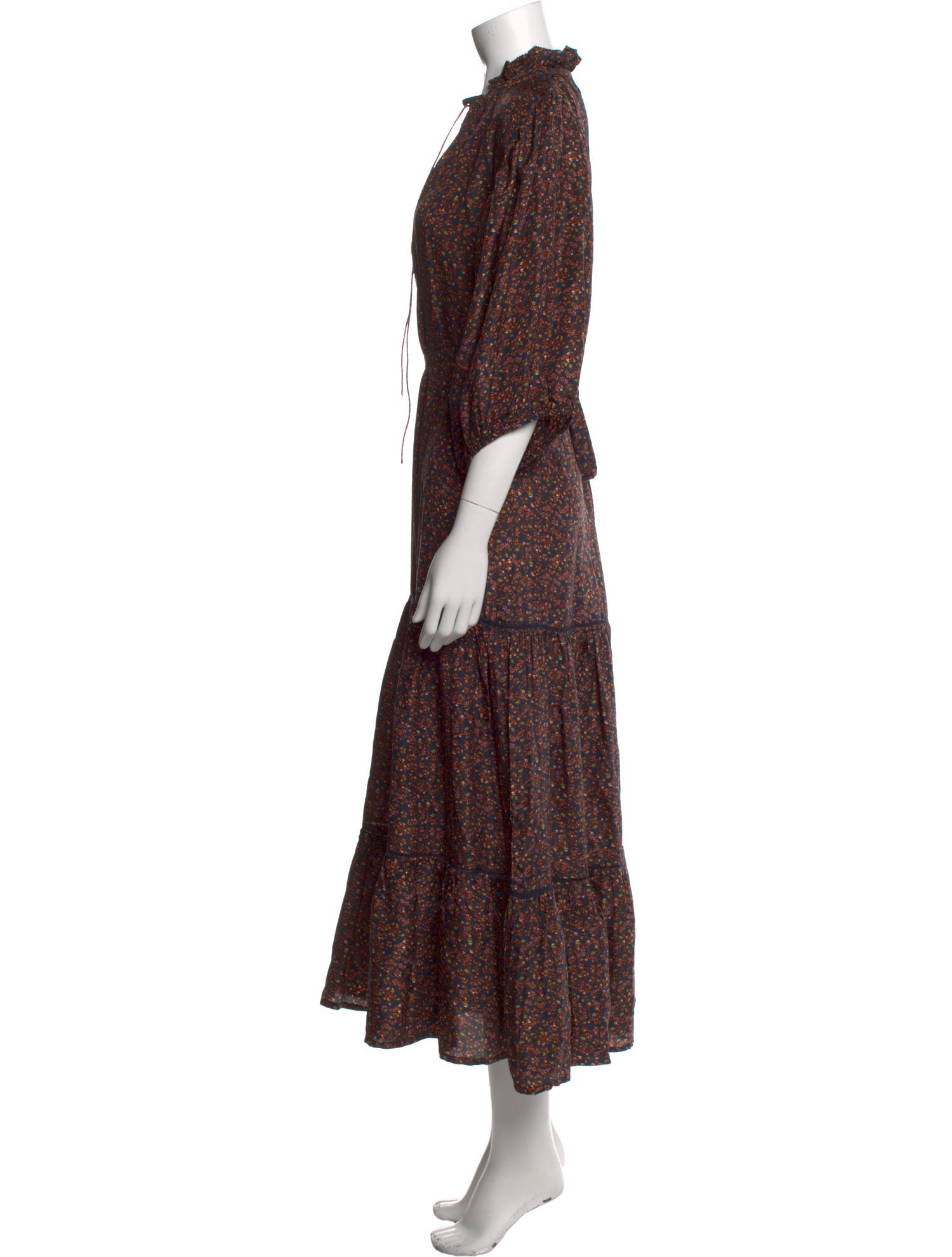 Apiece Apart Silk Long Dress