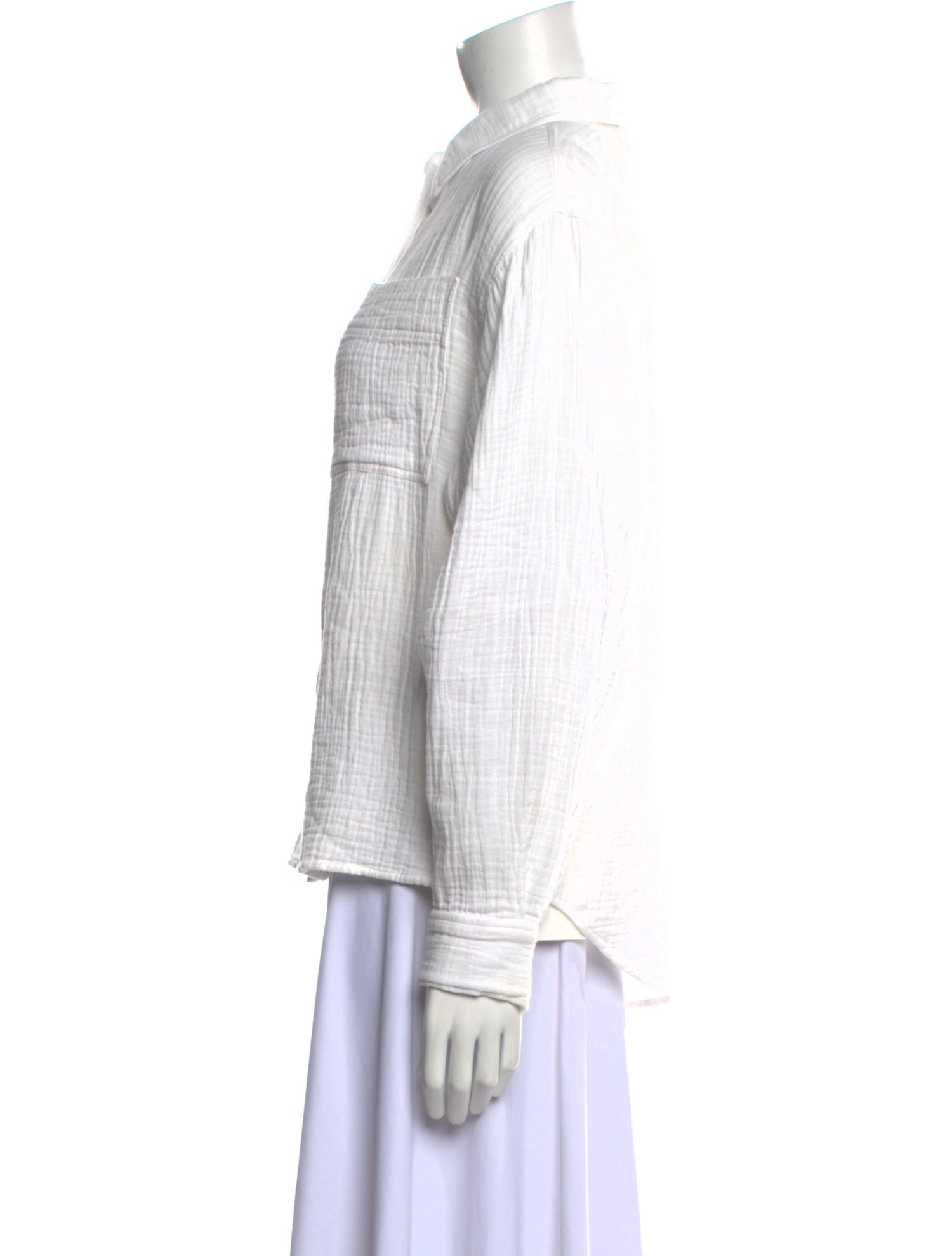 Apiece Apart Long Sleeve Button-Up Top