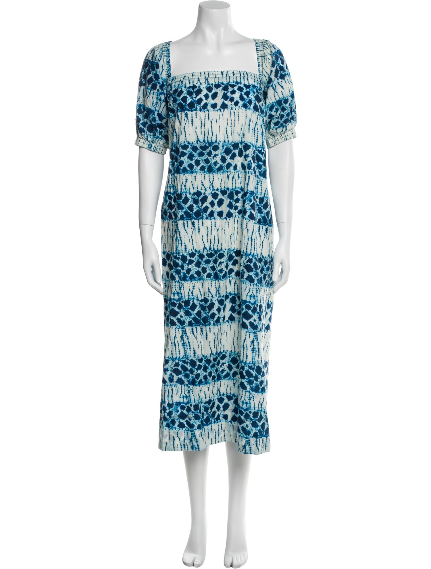 Apiece Apart Printed Midi Length Dress