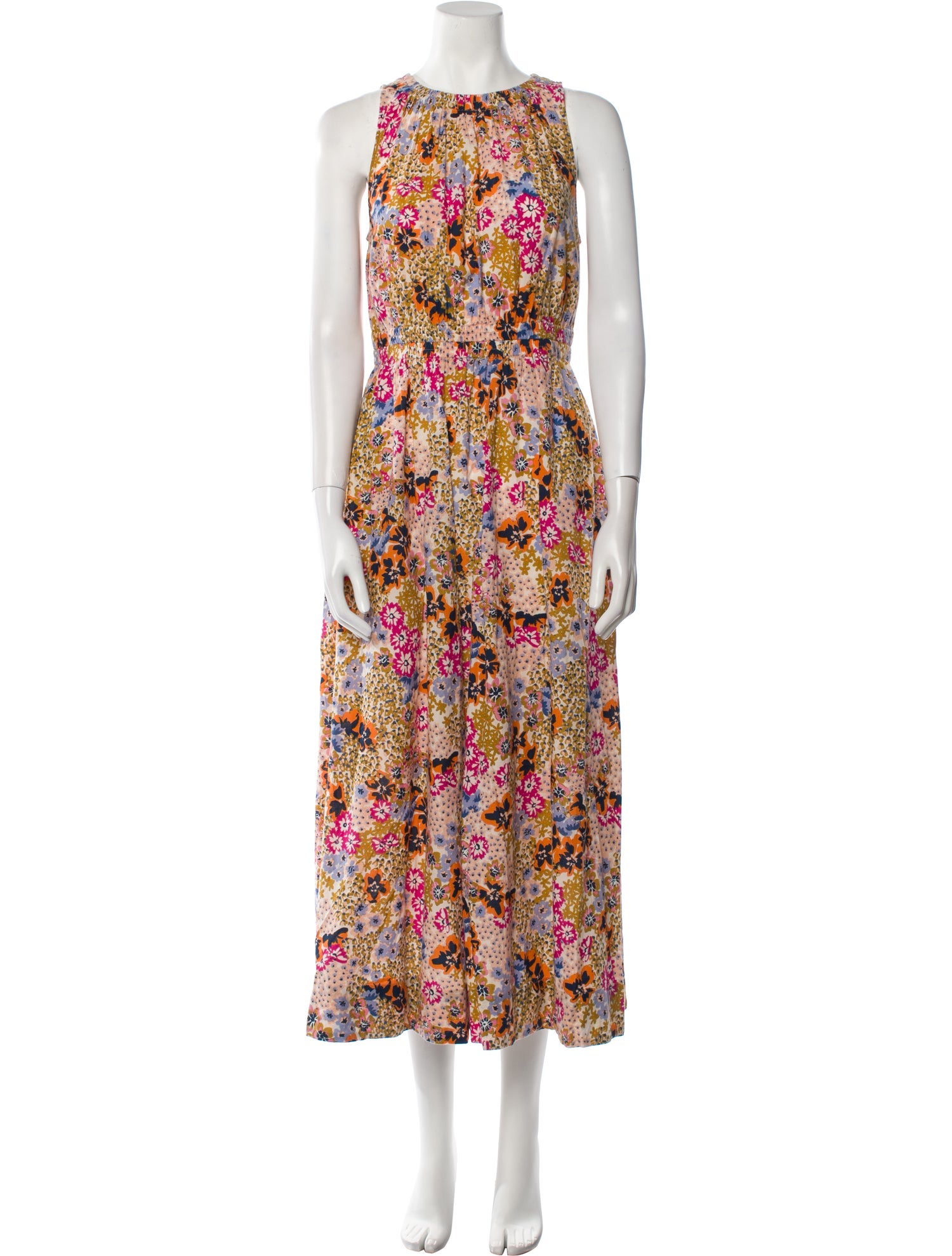 Apiece Apart Floral Print Long Dress