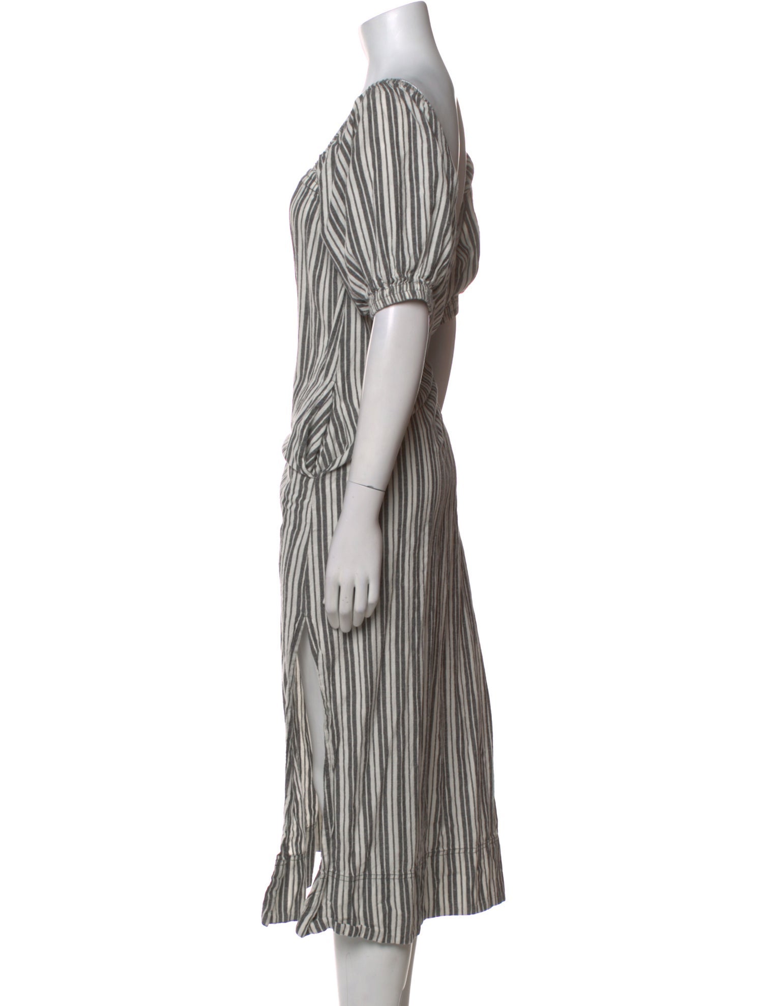 Apiece Apart Striped Long Dress