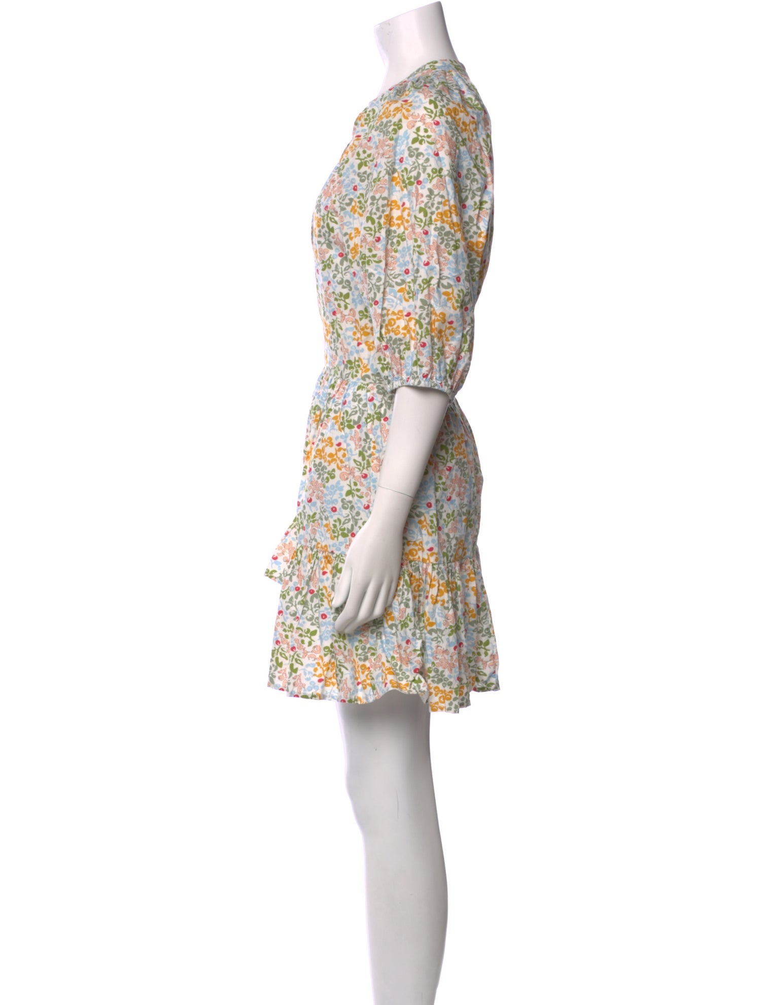 Apiece Apart Floral Print Mini Dress