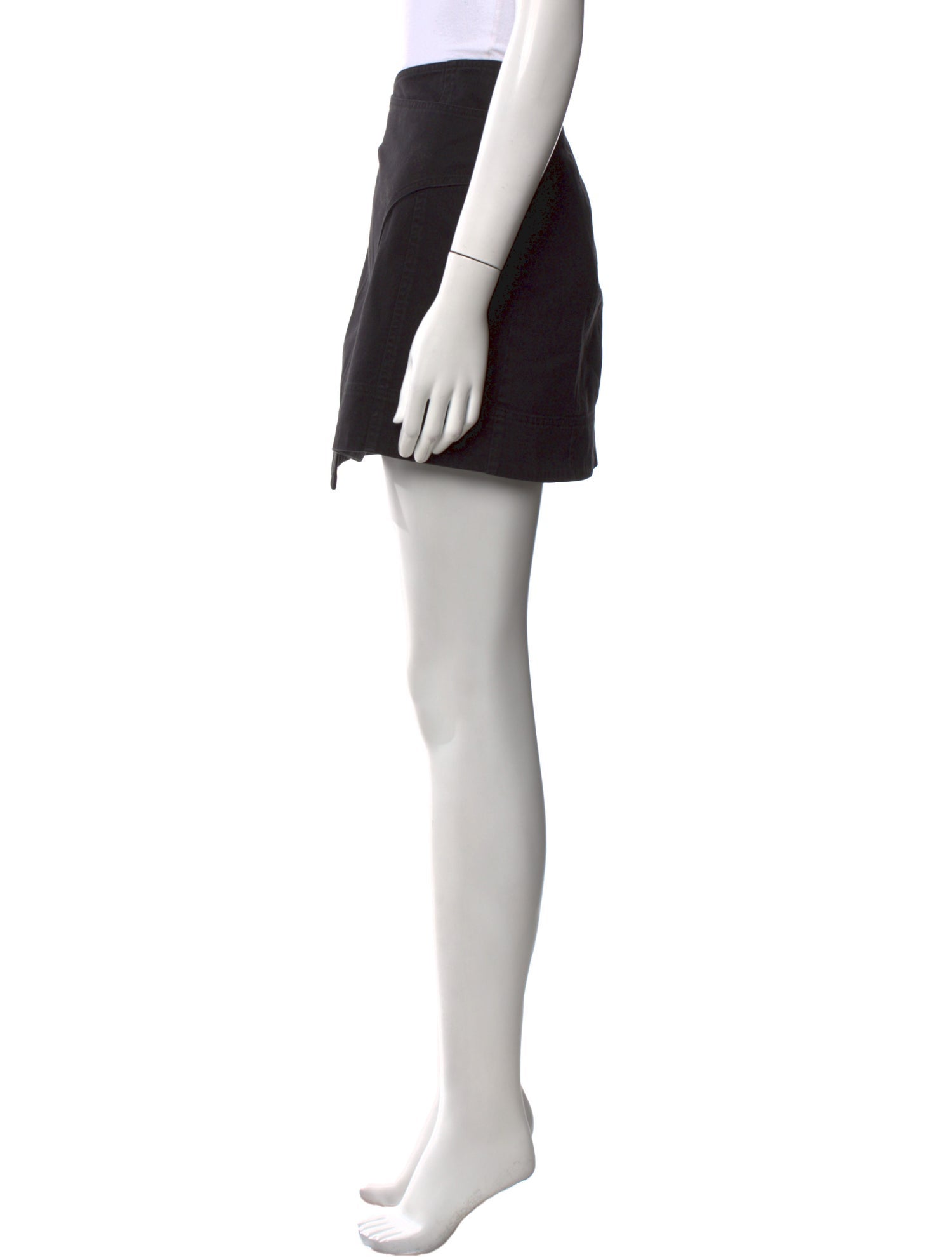 Apiece Apart Pleated Accents Mini Skirt