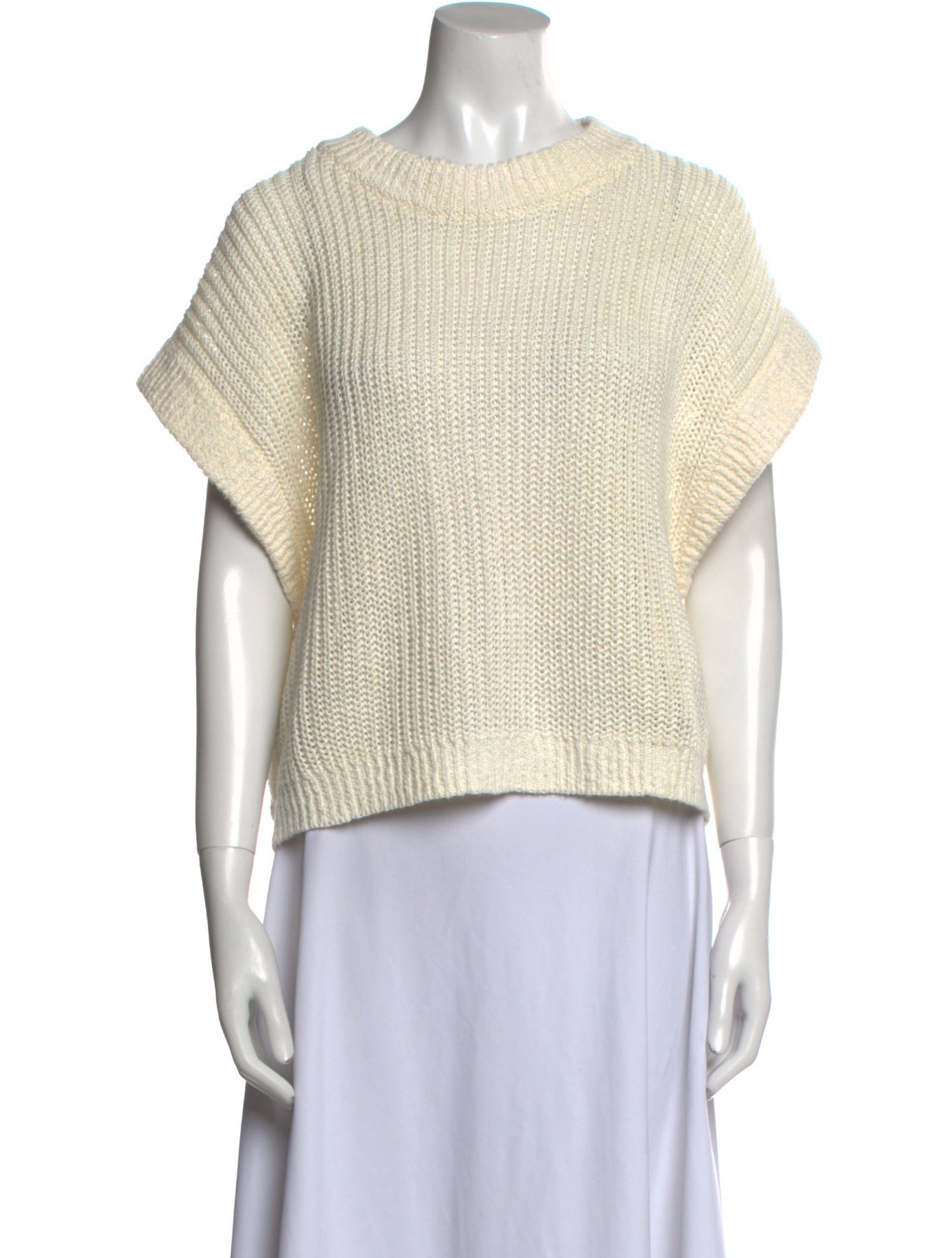 Apiece Apart Linen Scoop Neck Sweatshirt