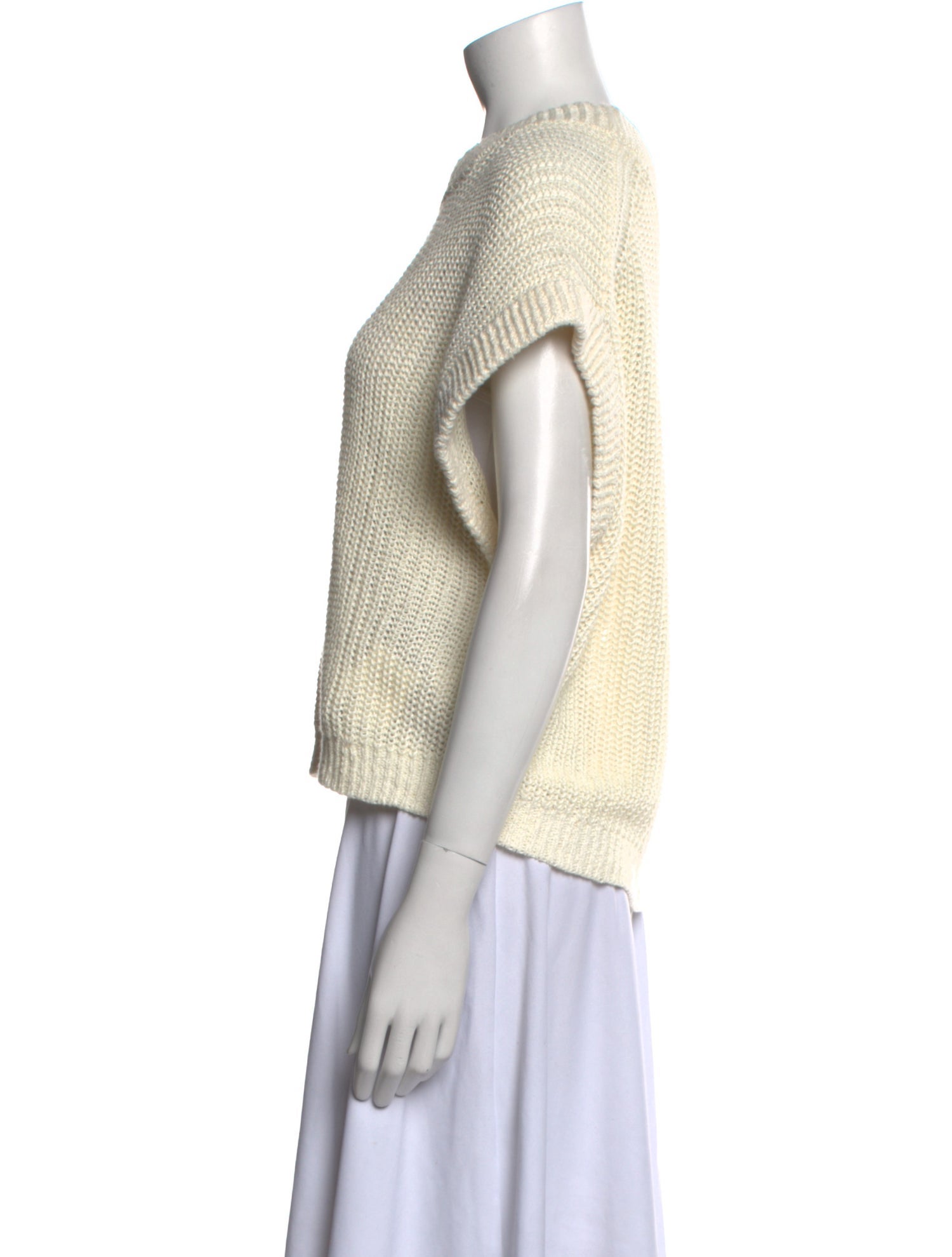 Apiece Apart Linen Scoop Neck Sweatshirt