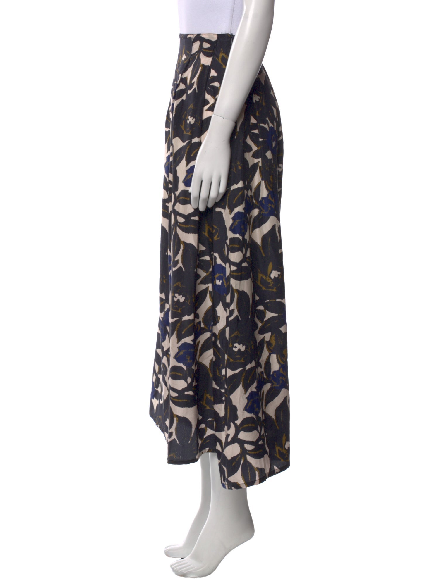 Apiece Apart Silk Midi Length Skirt