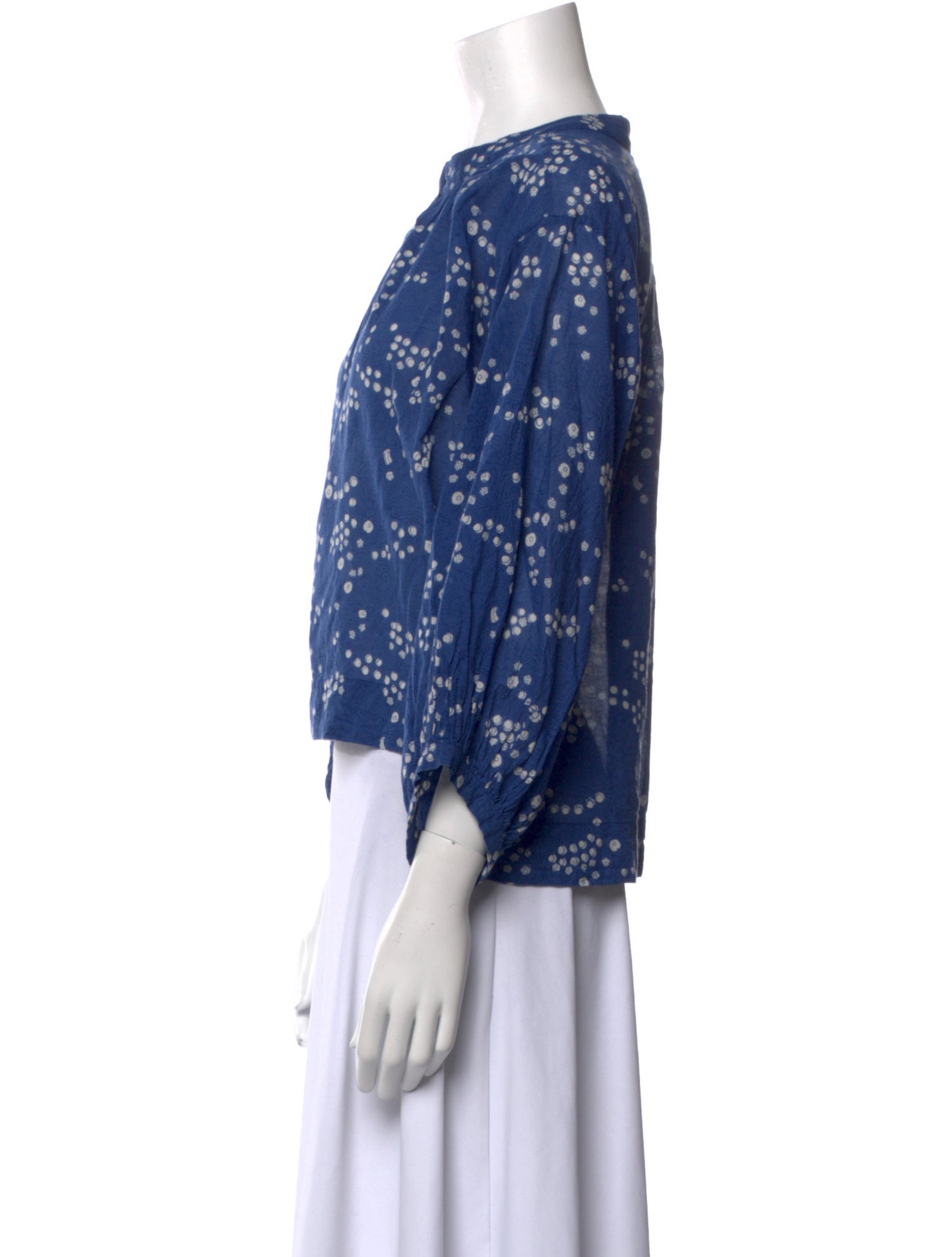 Apiece Apart Printed Crew Neck Top