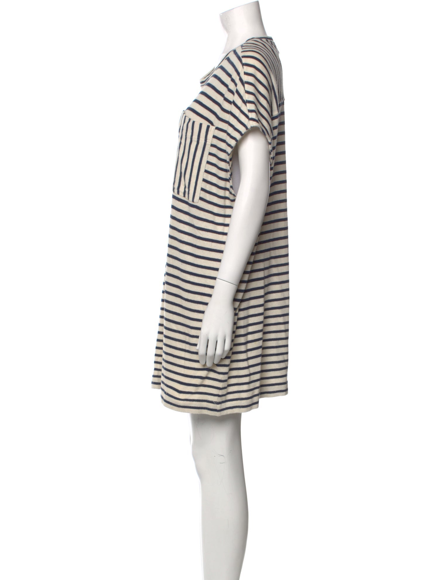Apiece Apart Striped Mini Dress