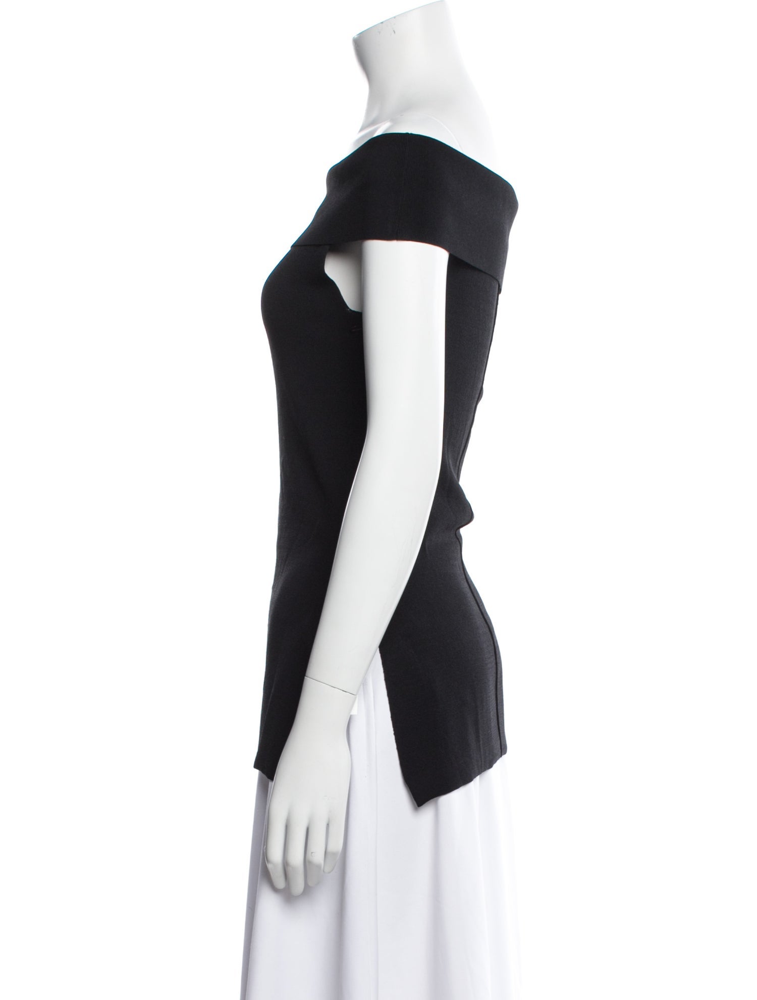 Apiece Apart Off-The-Shoulder Short Sleeve Top