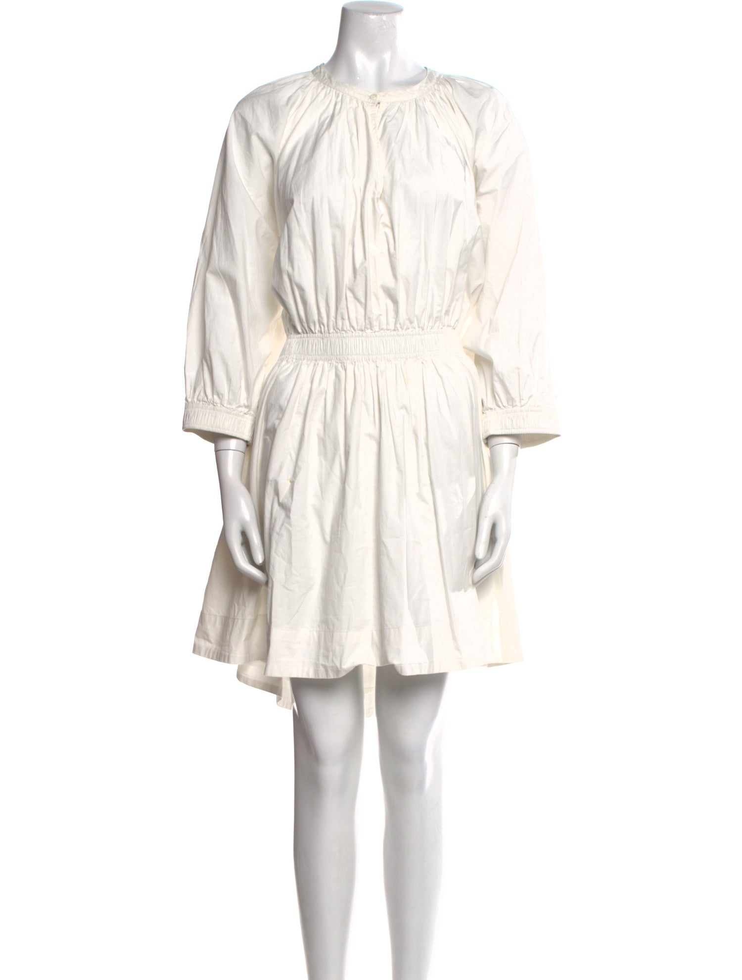 Apiece Apart Crew Neck Mini Dress