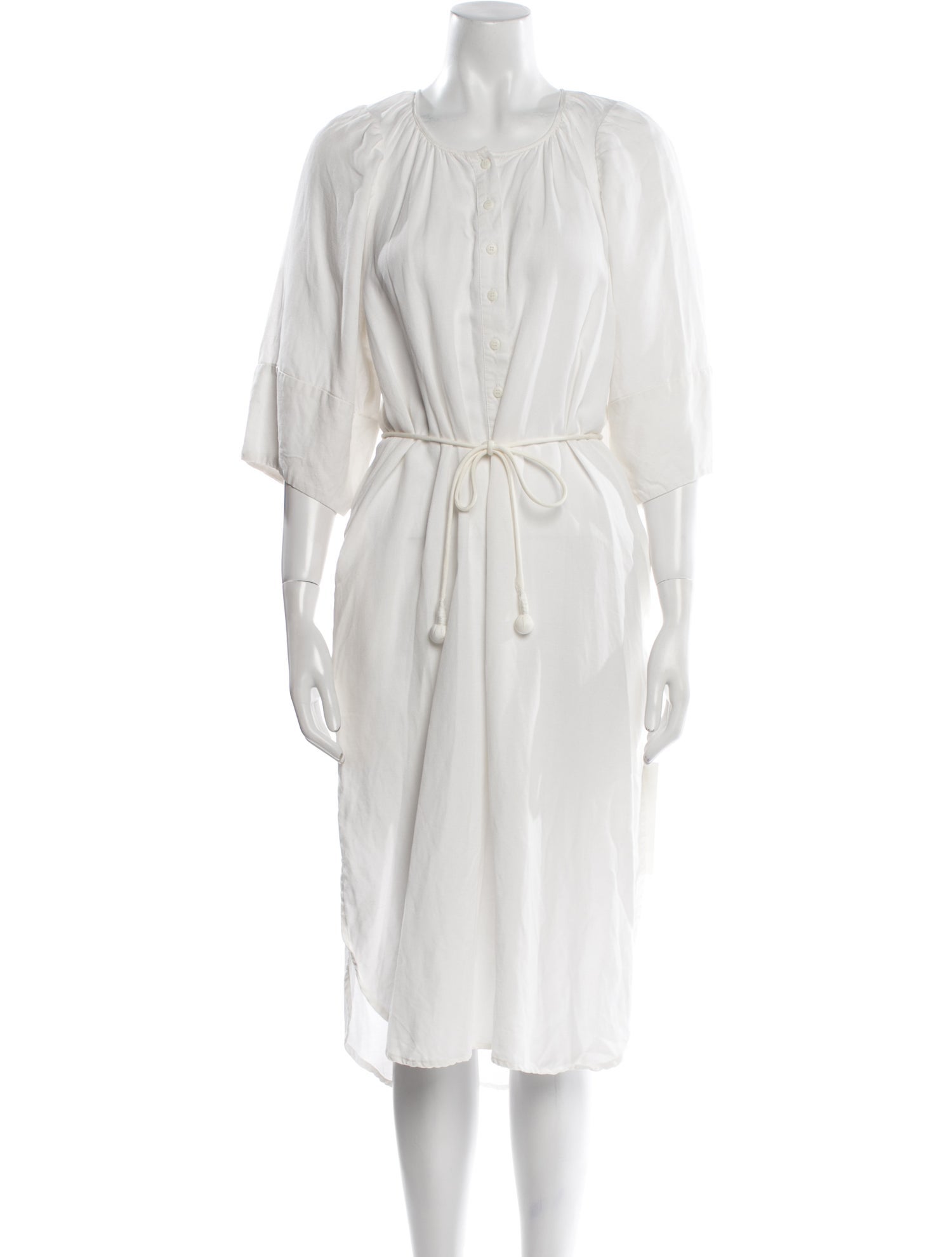 Apiece Apart Scoop Neck Long Dress