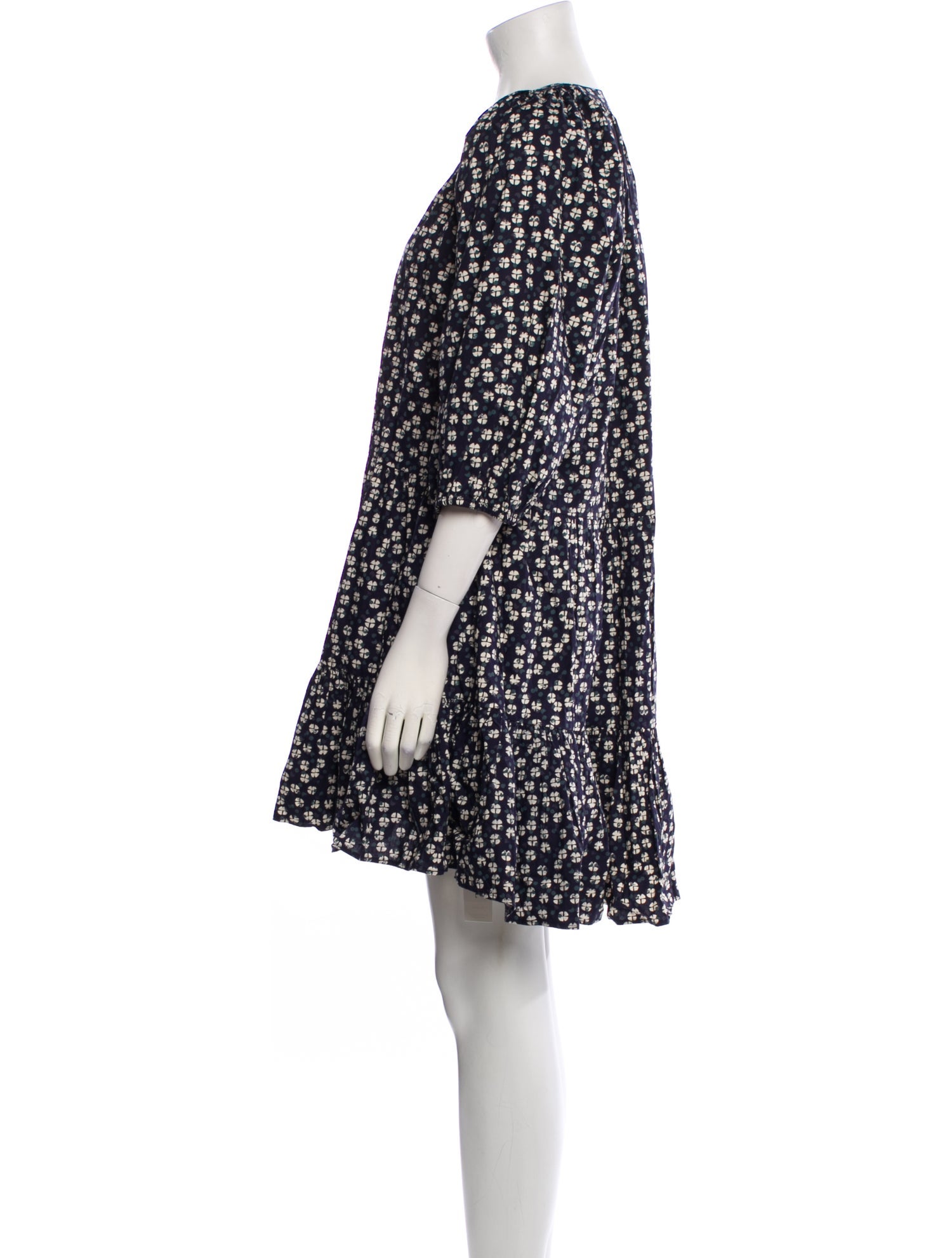 Apiece Apart Floral Print Mini Dress