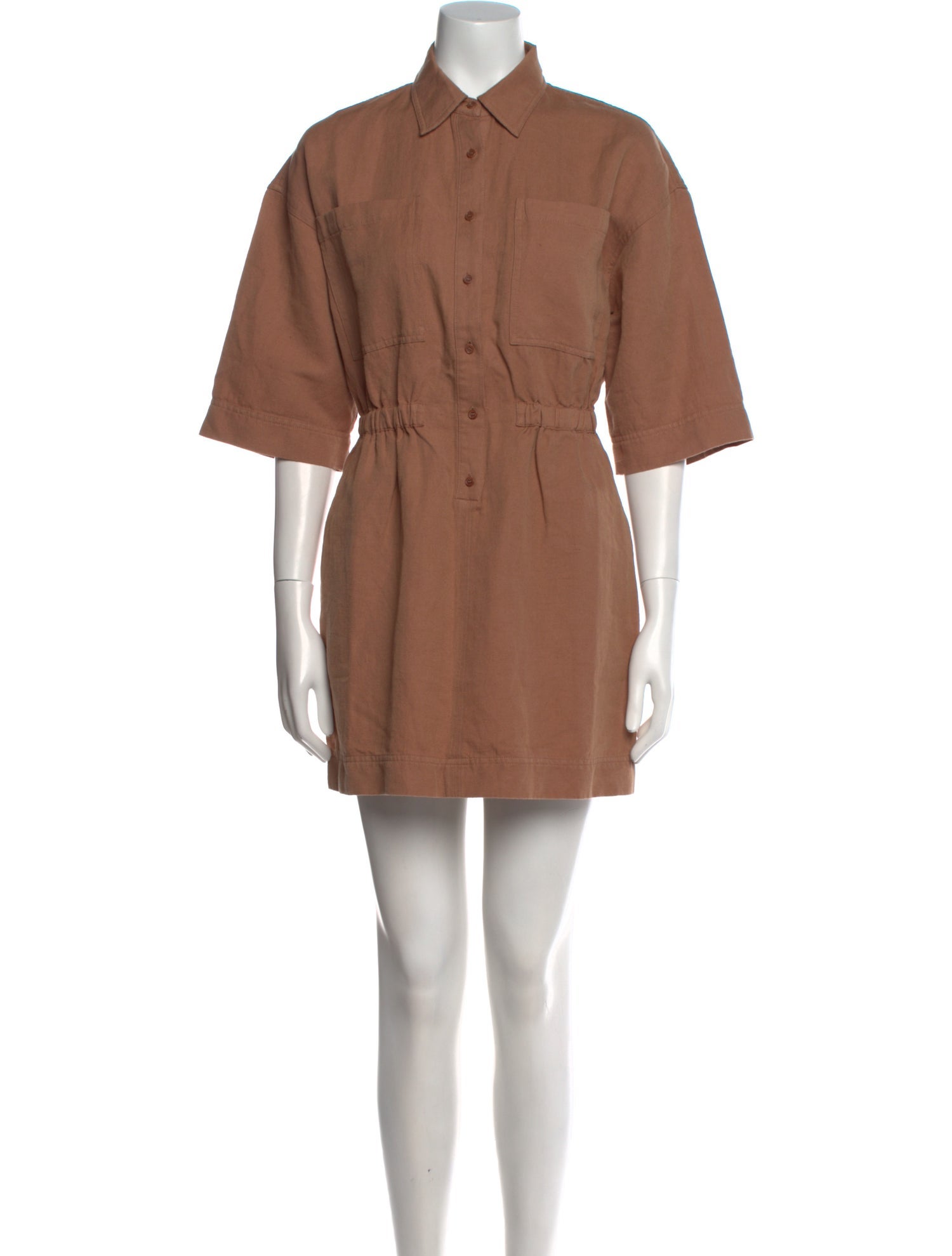 Apiece Apart Linen Mini Dress