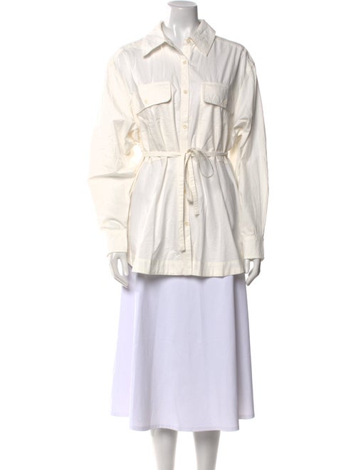 Apiece Apart Long Sleeve Button-Up Top