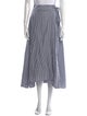 Apiece Apart Striped Midi Length Skirt