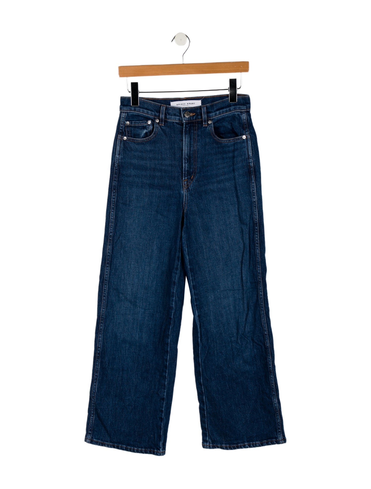 Apiece Apart High-Rise Wide Leg Jeans