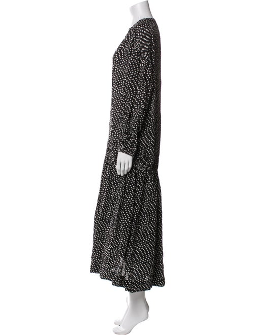 Apiece Apart Polka Dot Print Long Dress