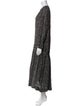 Apiece Apart Polka Dot Print Long Dress