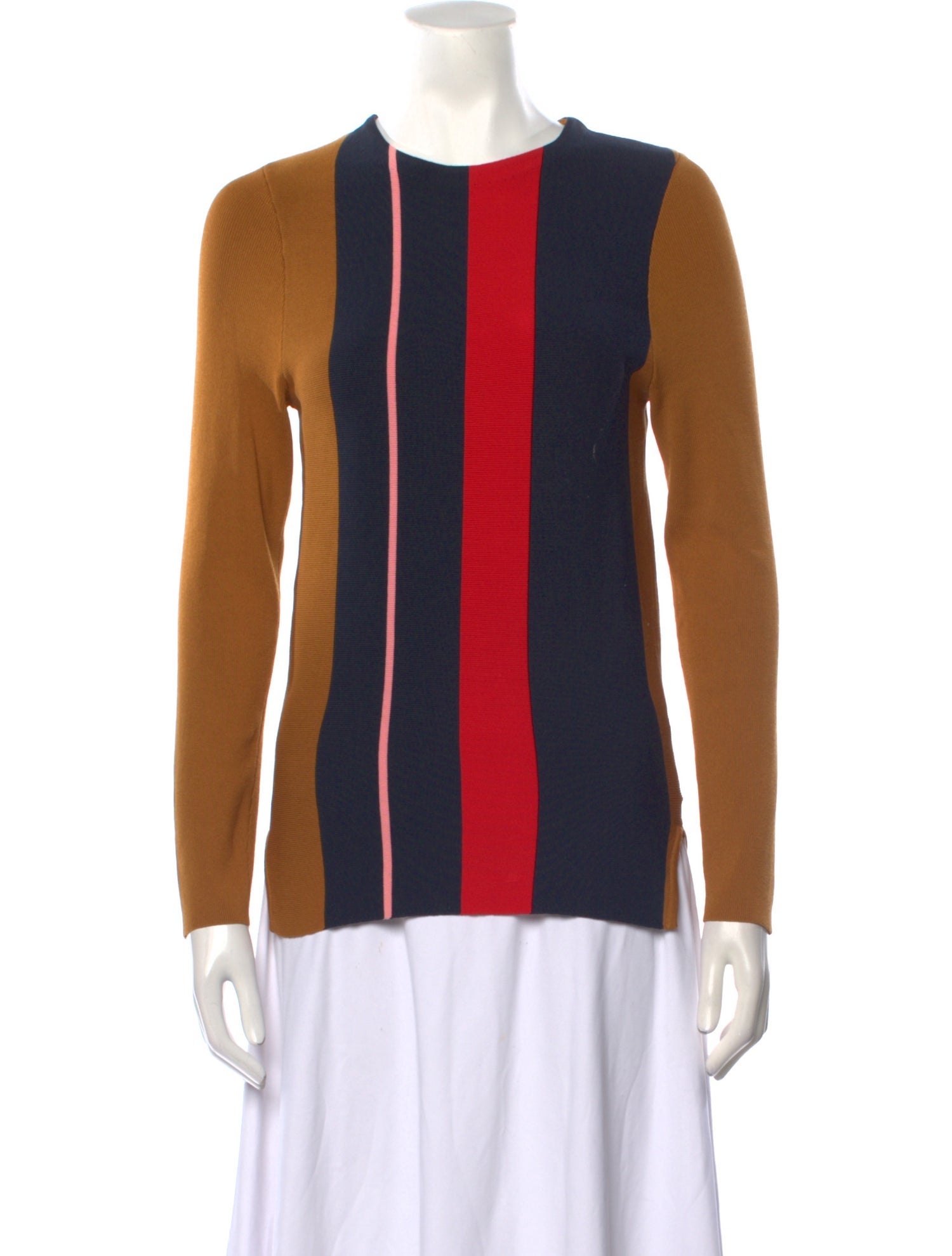 Apiece Apart Striped Crew Neck Top