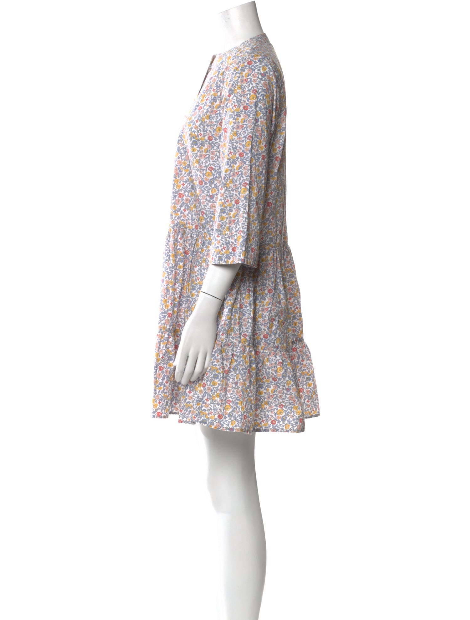 Apiece Apart Floral Print Mini Dress