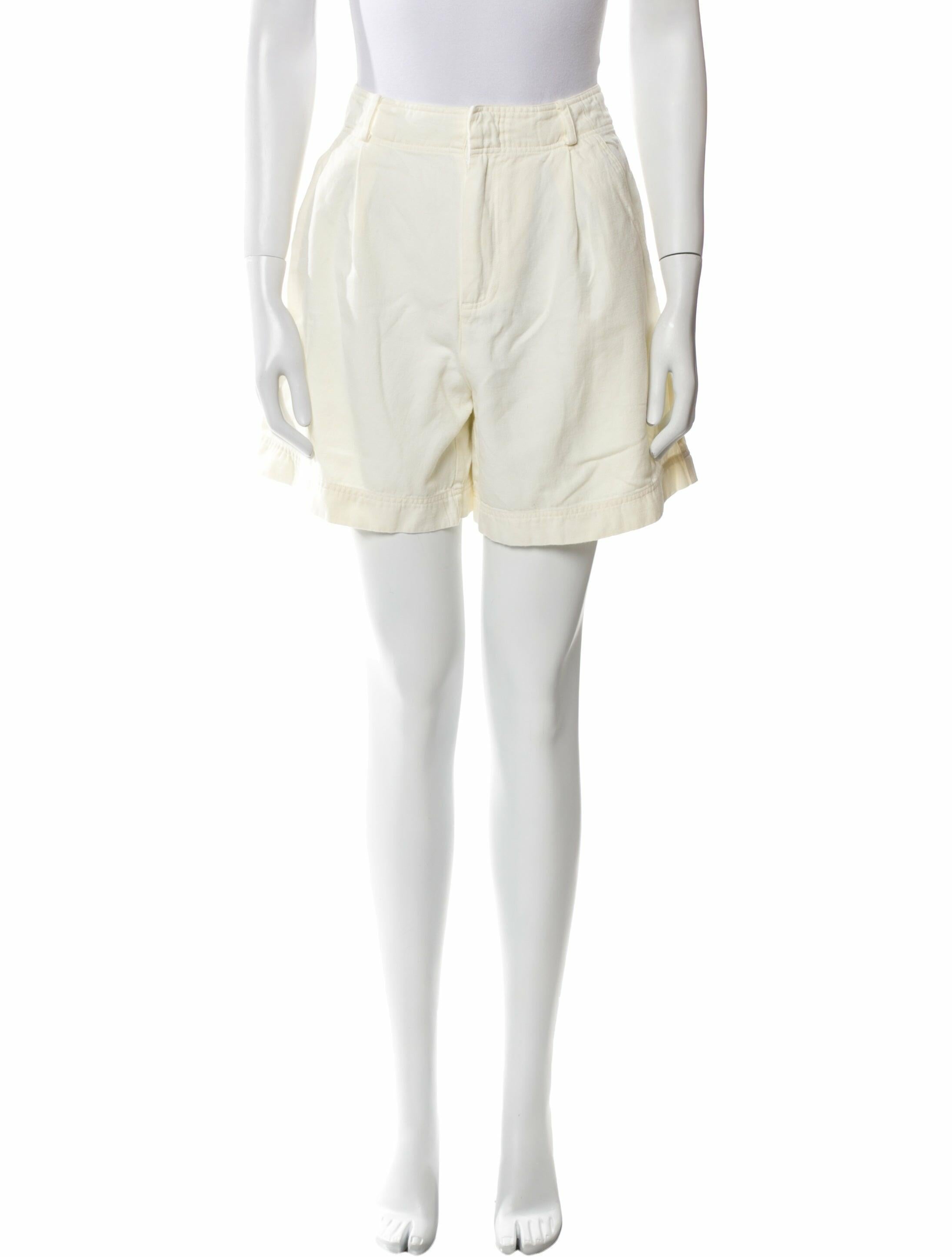 Apiece Apart Linen Mini Shorts