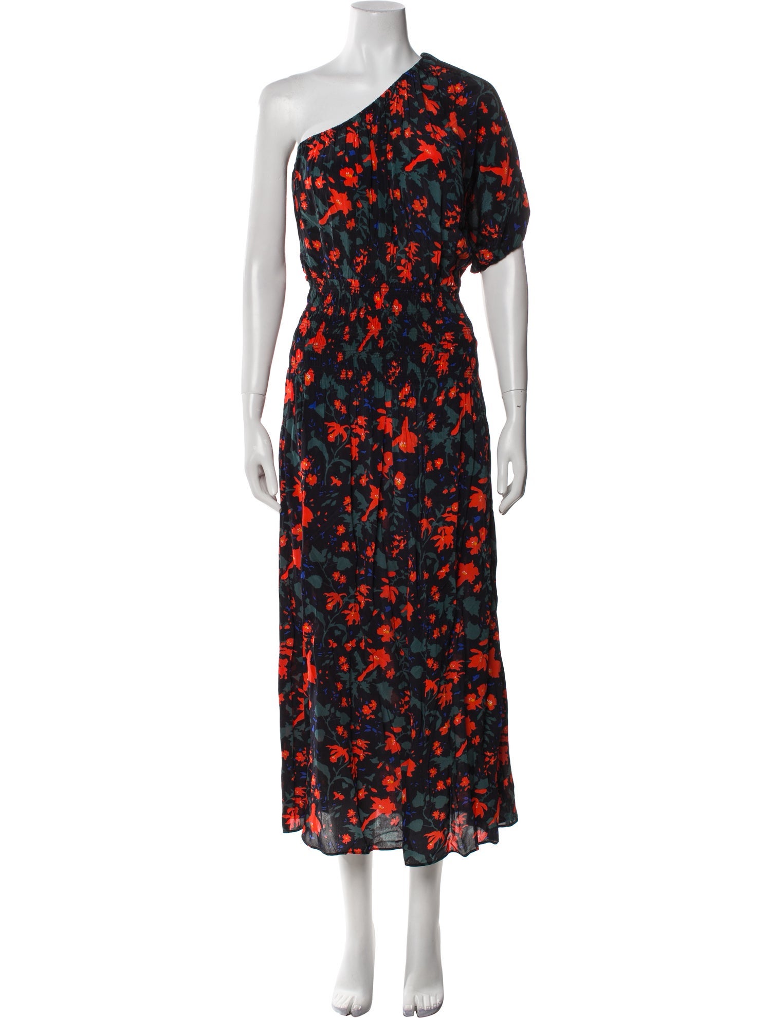 Apiece Apart Floral Print Long Dress
