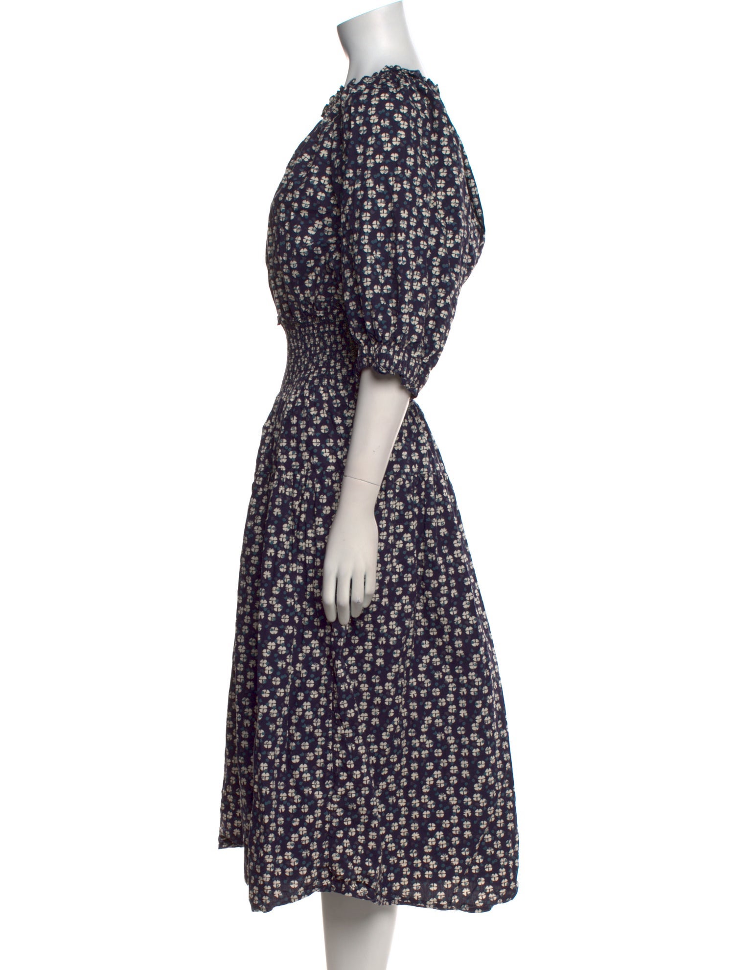 Apiece Apart Floral Print Long Dress
