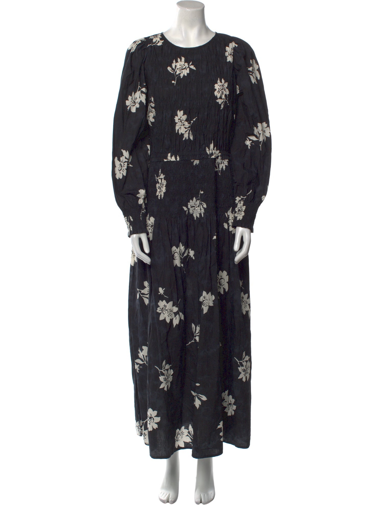 Apiece Apart Floral Print Long Dress