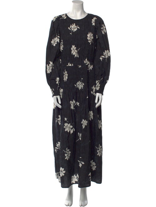 Apiece Apart Floral Print Long Dress