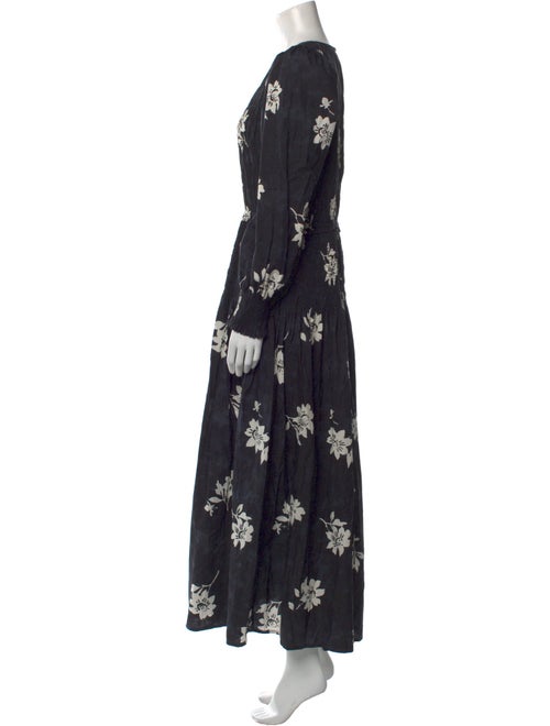 Apiece Apart Floral Print Long Dress