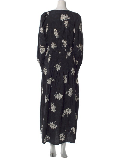Apiece Apart Floral Print Long Dress