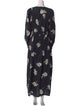 Apiece Apart Floral Print Long Dress