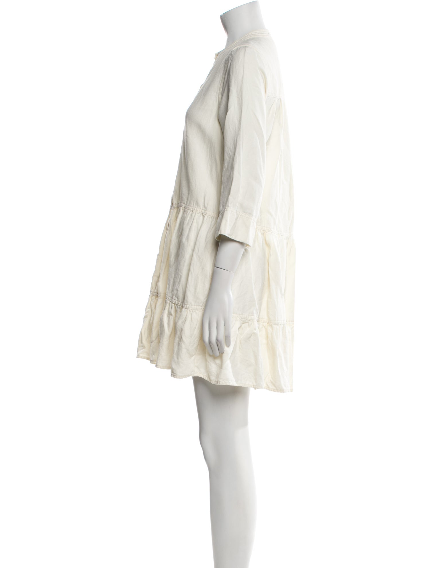 Apiece Apart Linen Mini Dress