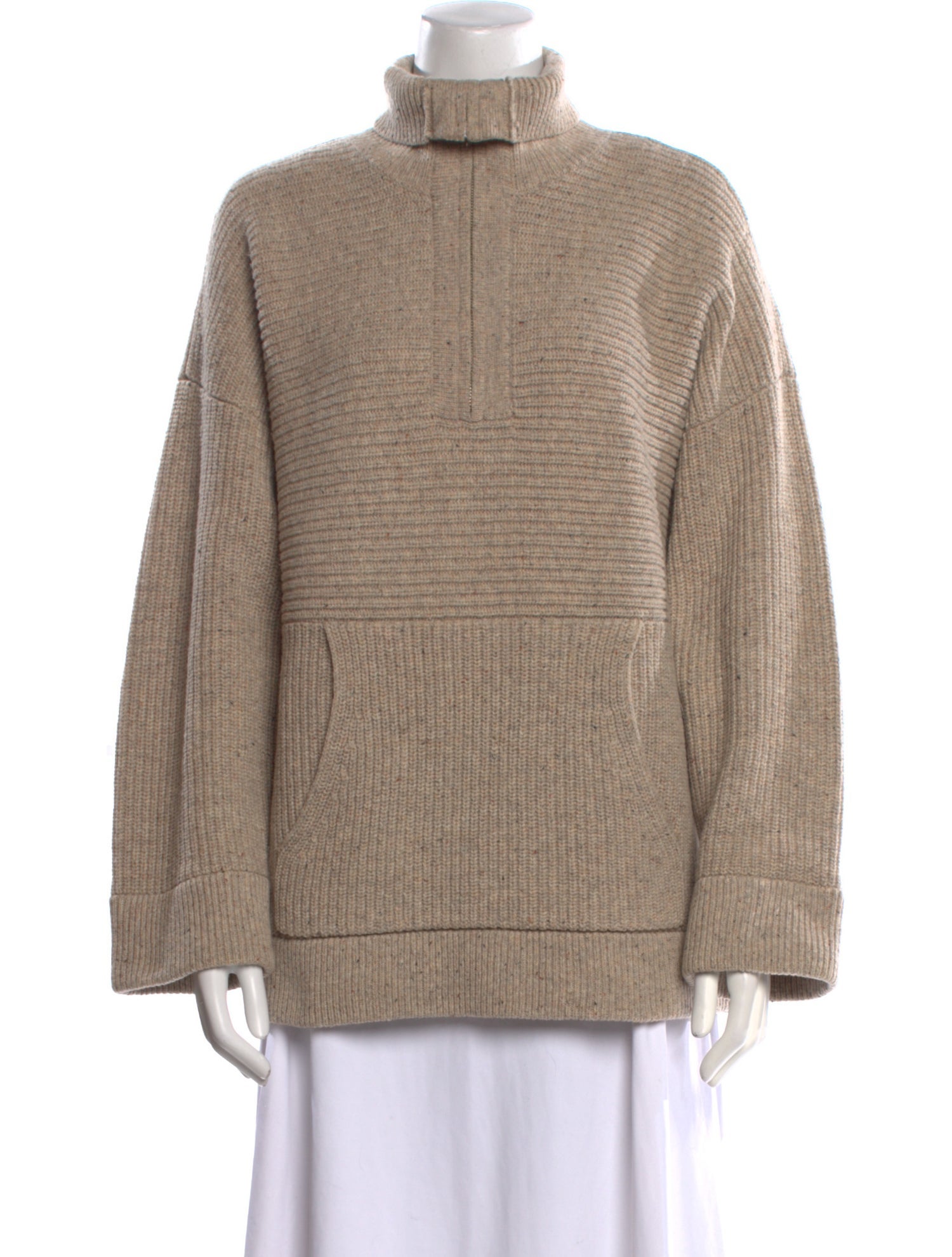 Apiece Apart Wool Mock Neck Sweater