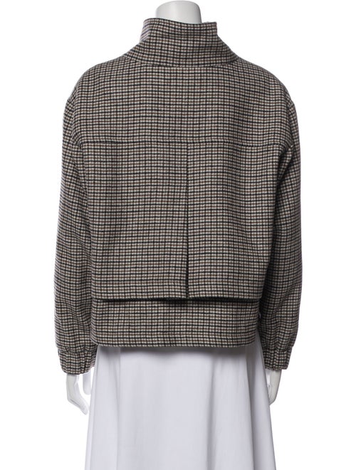 Apiece Apart Wool Houndstooth Print Jacket