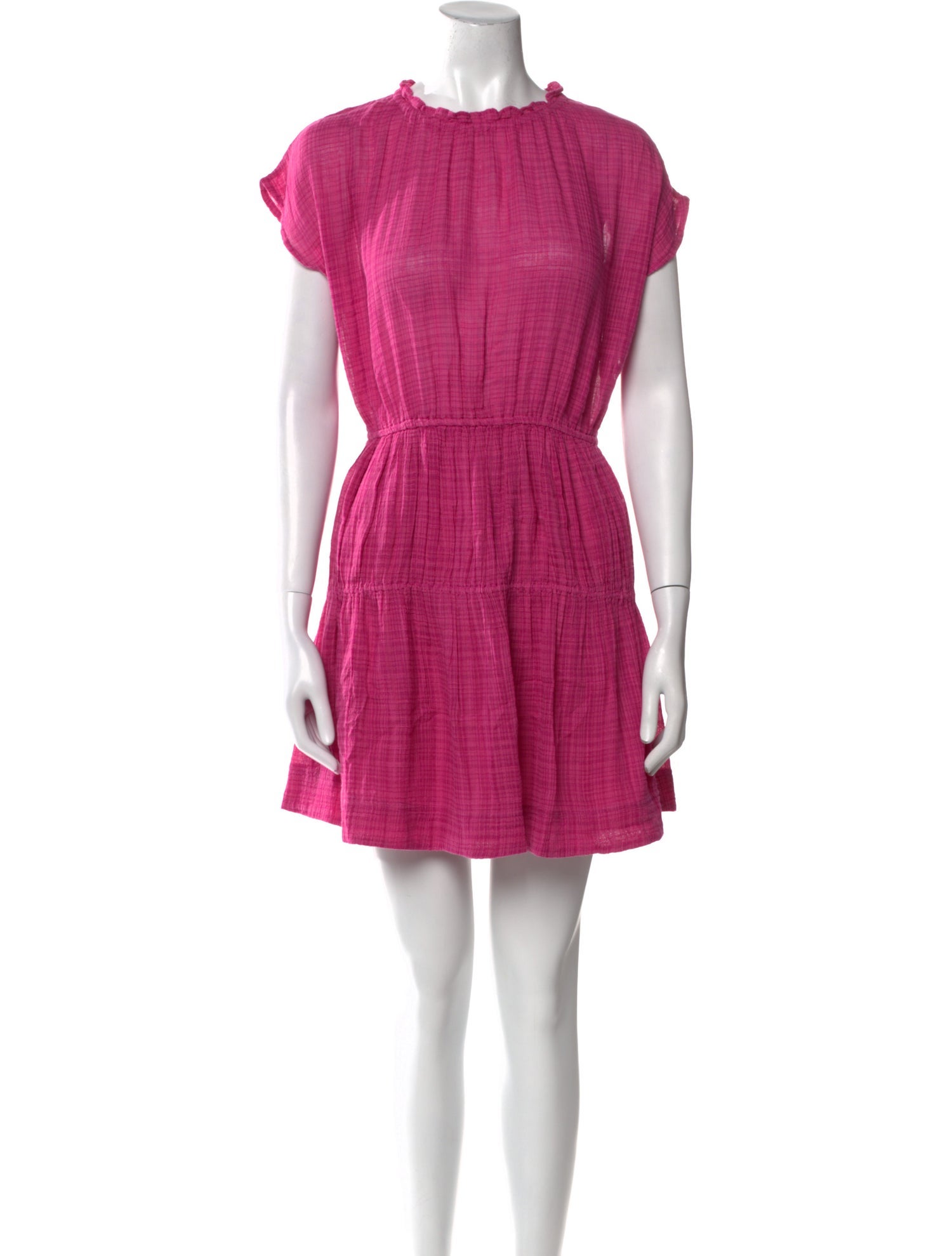 Apiece Apart Mock Neck Mini Dress