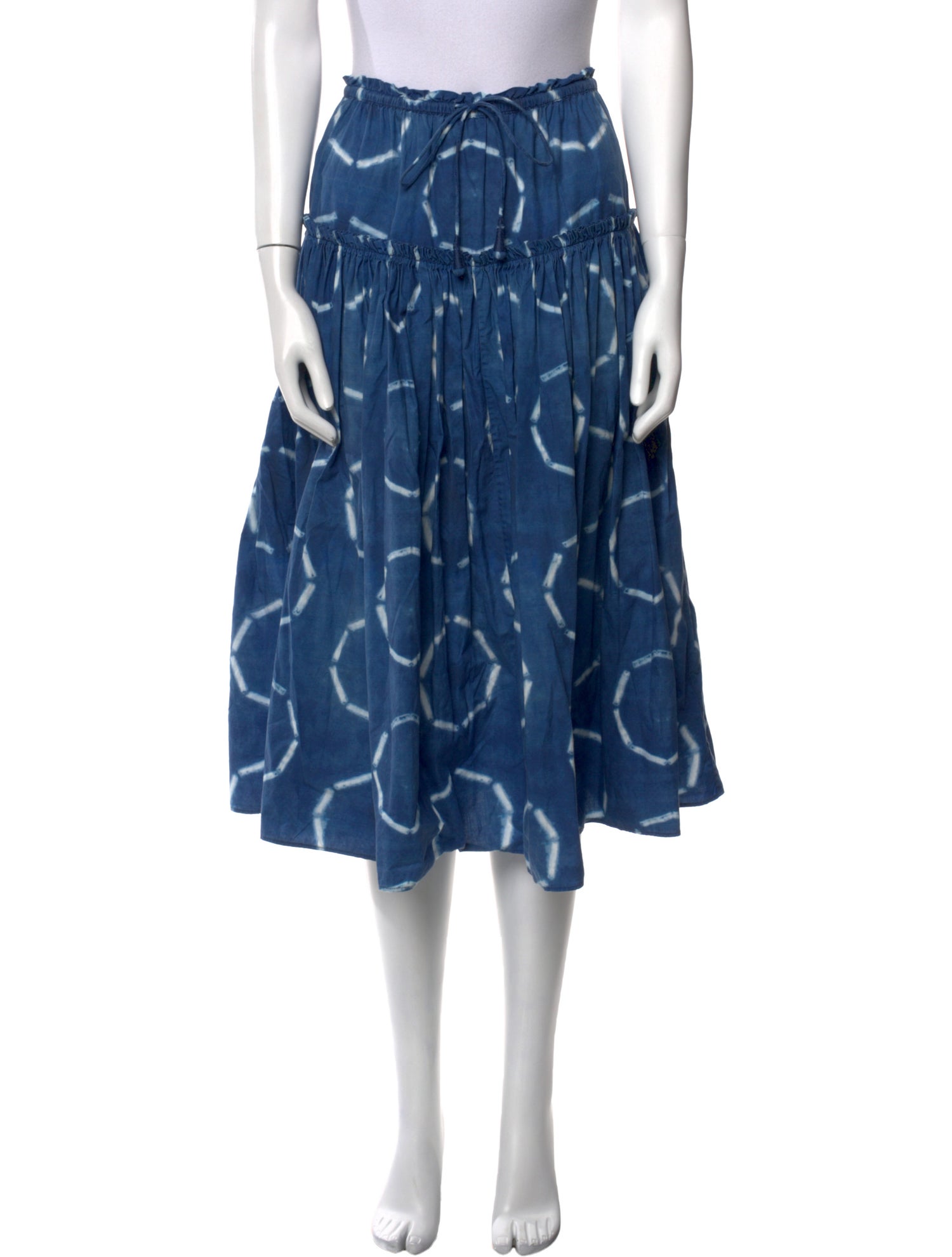 Apiece Apart Printed Knee-Length Skirt