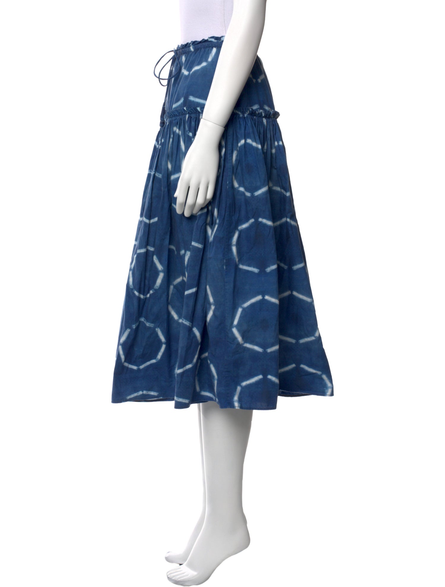 Apiece Apart Printed Knee-Length Skirt