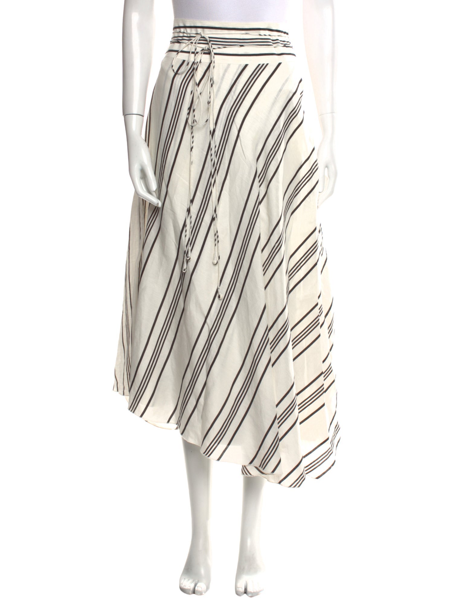 Apiece Apart Linen Midi Length Skirt